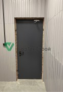 Противопожарная дверь в стиле лофт ei-60 с доводчиком