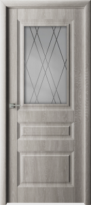 Остекленная ламинированная межкомнатная дверь 